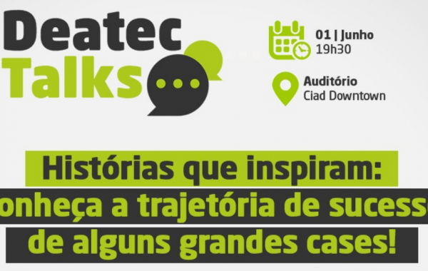 Bate papo sobre investimentos e cases de sucesso tem vagas limitadas e será realizado no auditório do CIAD Downtown, em Chapecó.