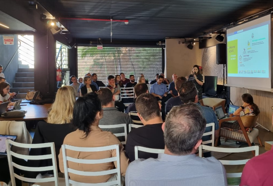 Eventos Café com RHs e Conexão ACATE em Balneário Camboriú tiveram edições realizadas com o polo regional Núcleo de Tecnologia e Inovação