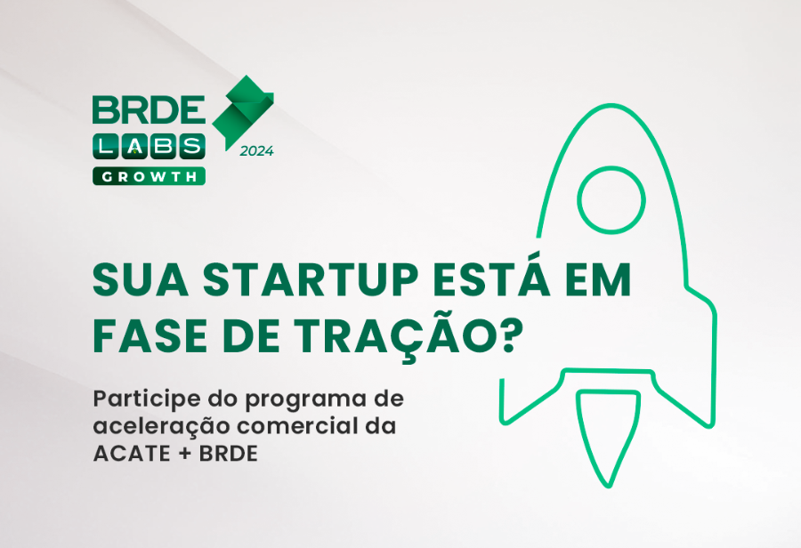 BRDE Labs SC Growth: Aceleração com foco em vendas vai apoiar 100 startups catarinenses e terá premiação total de R$ 360 mil em dinheiro.