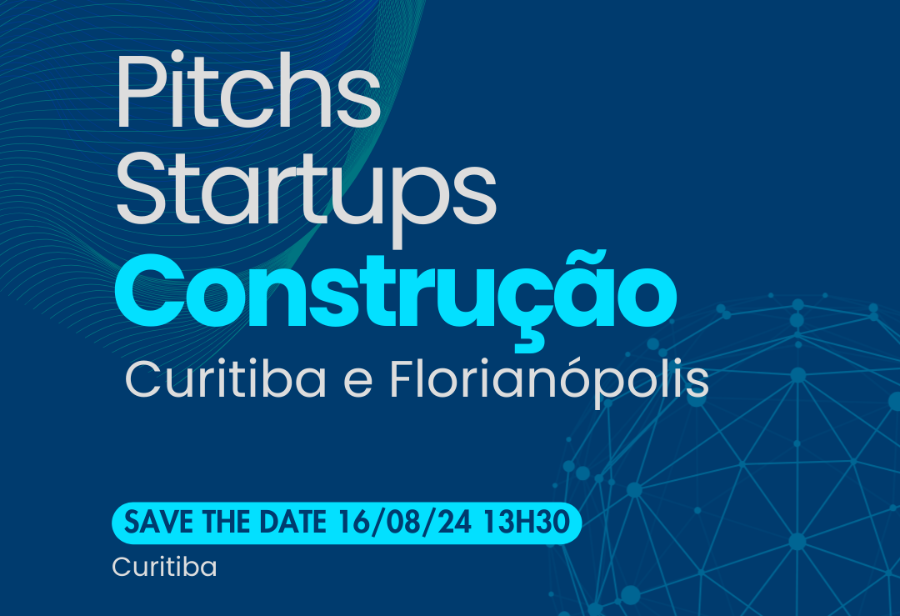 Startups associadas à ACATE e participantes que participam da Vertical de construção e mercado imobiliário apresentarão pitches no encontro.