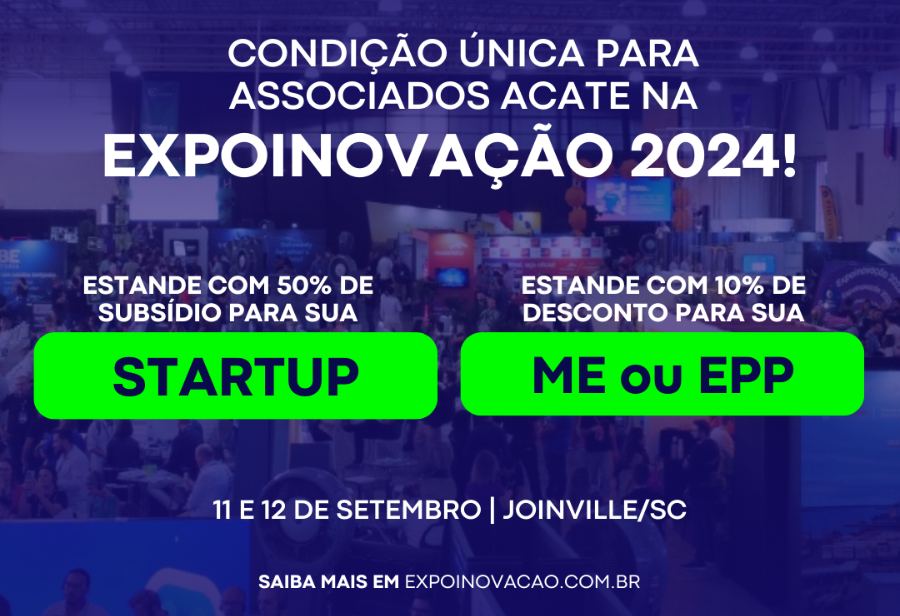 Expoinovação espera mais de quatro mil participantes em Joinville e se consolida entre os principais encontros de inovação e tecnologia do Sul