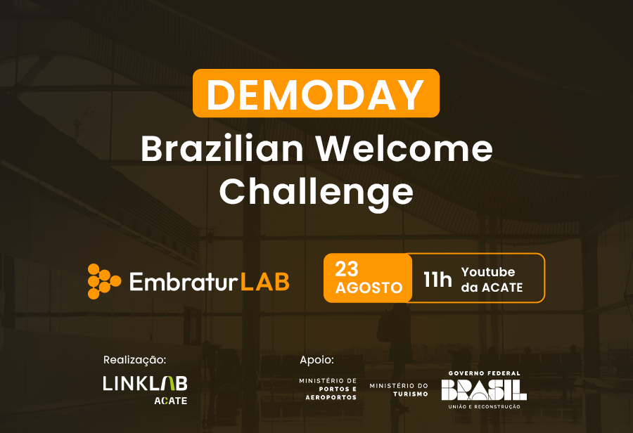 Finalistas do desafio Brazilian Welcome Challenge apresentarão em live suas soluções, as quais terão a oportunidade de implementar em aeroportos do Brasil