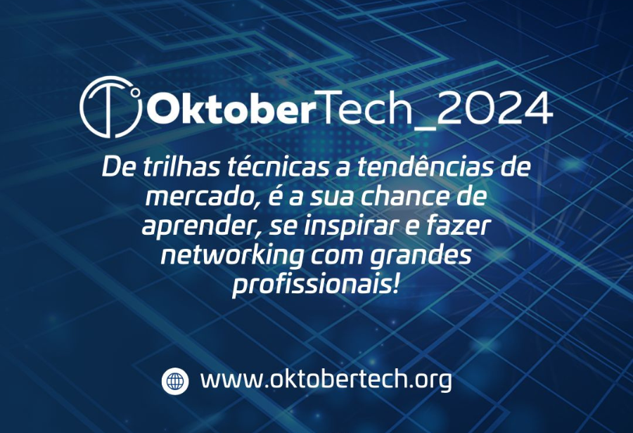 Evento OktoberTech 2024 é realizado pelo polo regional da ACATE no Vale Europeu, a Blusoft, e inicia no próximo dia 15 de outubro.