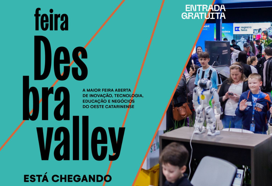 A Feira Desbravalley, em Chapecó, no Oeste de SC, vai ampliar sua infraestrutura para receber palestrantes renomados e 150 marcas em 2024.