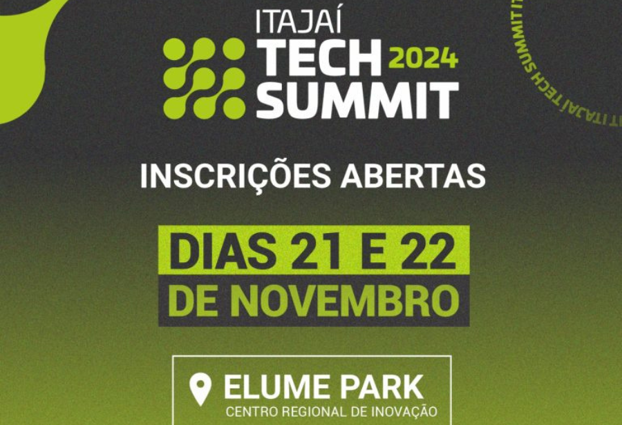 Itajaí Tech Summit será realizado pelo 2º ano no Elume Park com programação sobre tendências tecnológicas e presença de palestrantes renomados