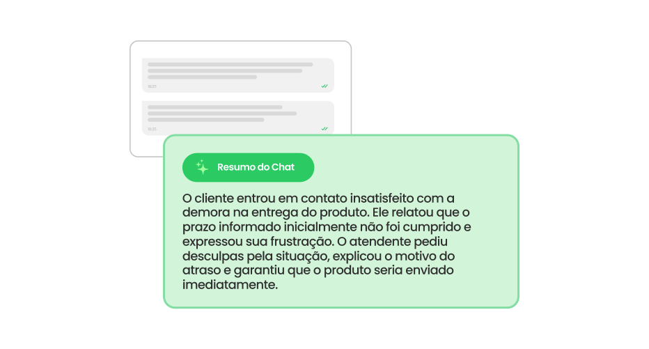 Inteligência Artificial: Resumo do atendimento 